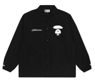 AAPE BY *A BATHING APE® Moonface printed coach jacket (AAPLJM7386XXF)